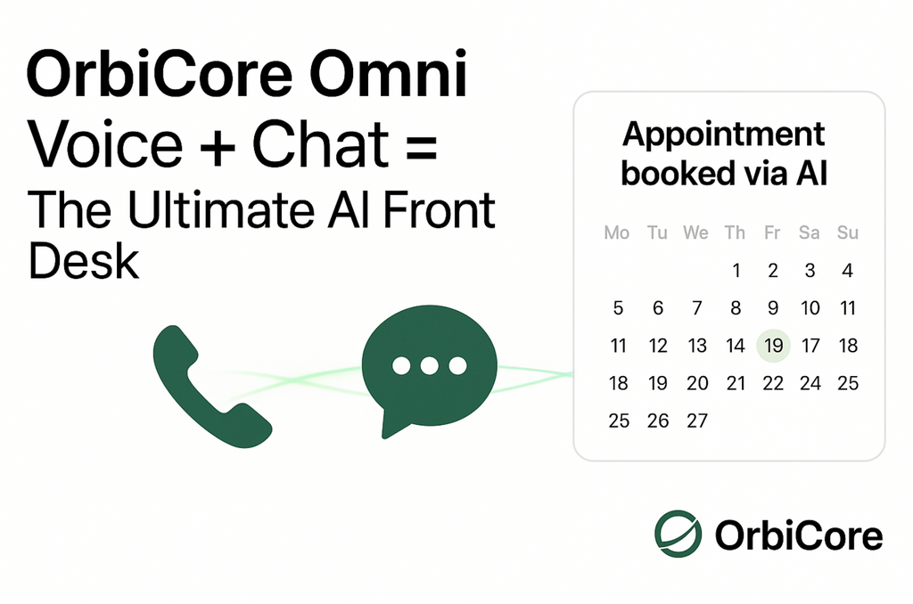 OrbiCore Omni — All-in-One AI Front Desk
