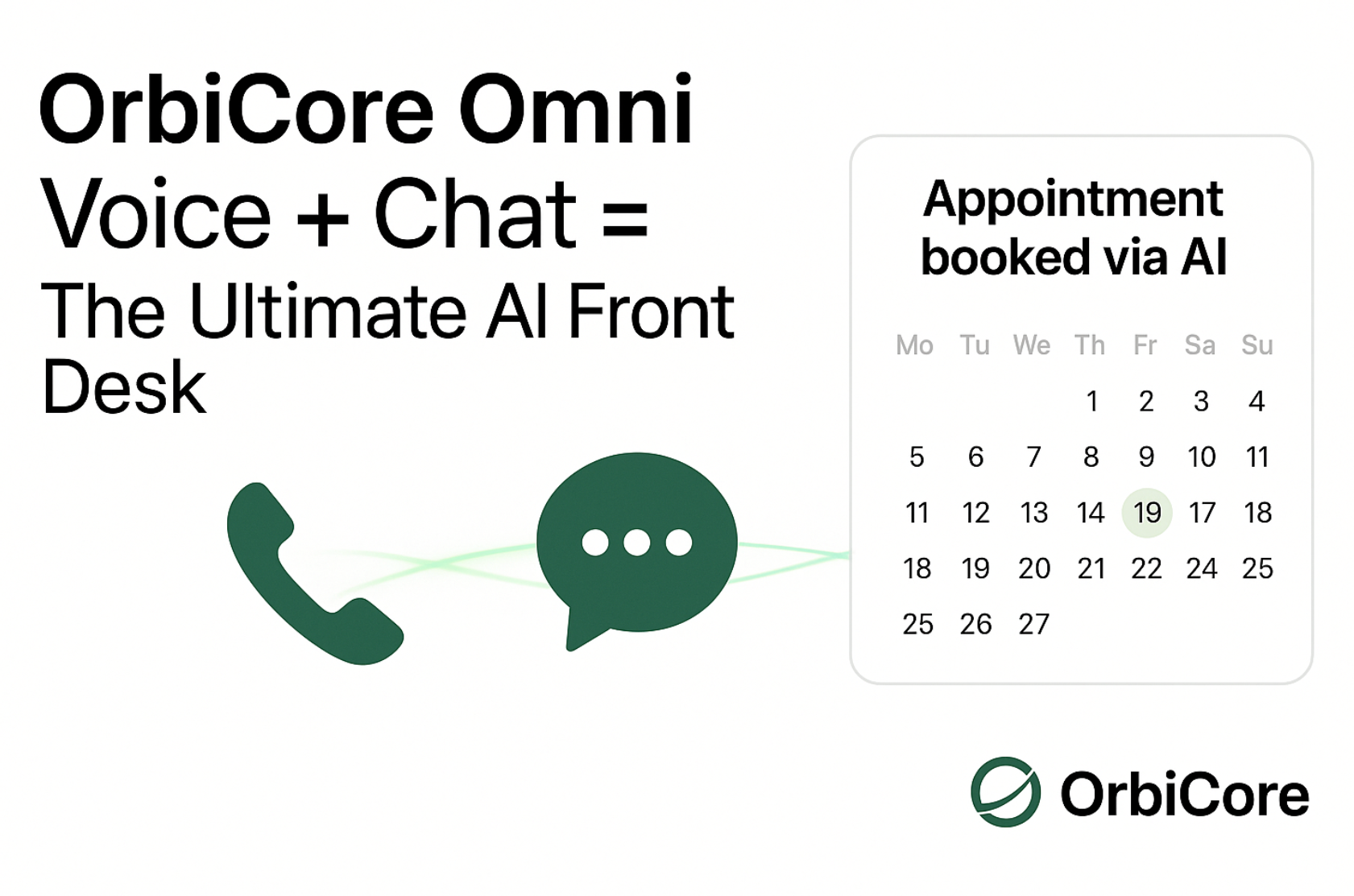 OrbiCore Omni — All-in-One AI Front Desk